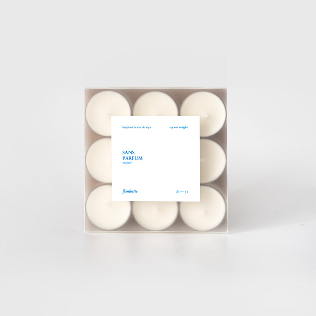 boîte de 9 lampions sans parfum
