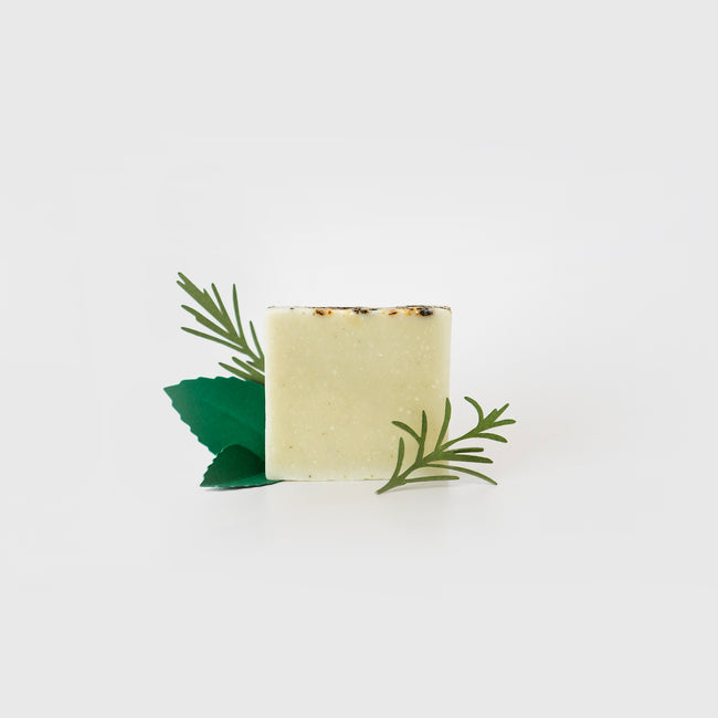 barre de savon parfumé pour le corps menthe romarin