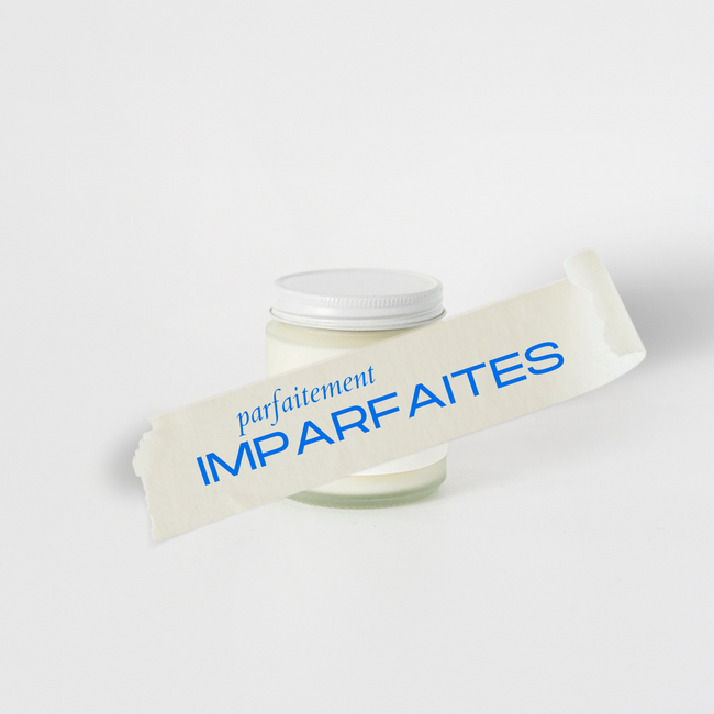 bougies de soya imparfaites