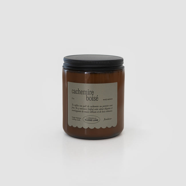 Bougie cachemire boisé