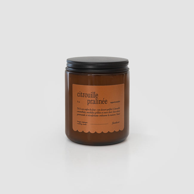 Bougie citrouillepralinée