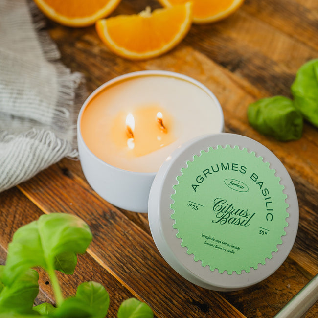Bougie - Agrumes Basilic