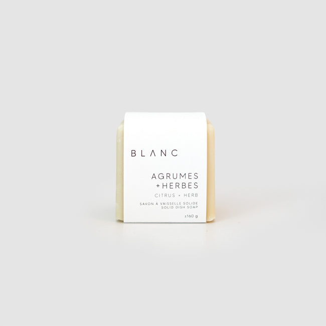 Savon à vaisselle solide - Agrumes + Herbes