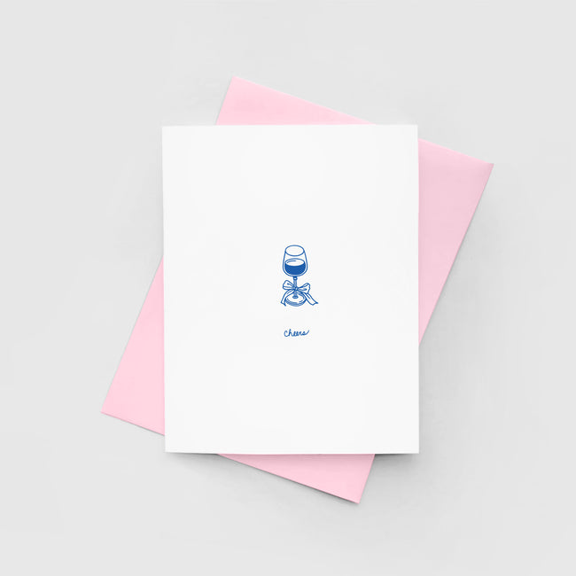 Carte de souhaits – Cheers - Marion