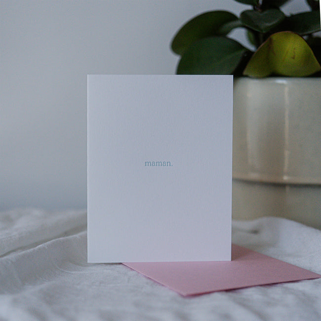 Carte de souhaits – Maman