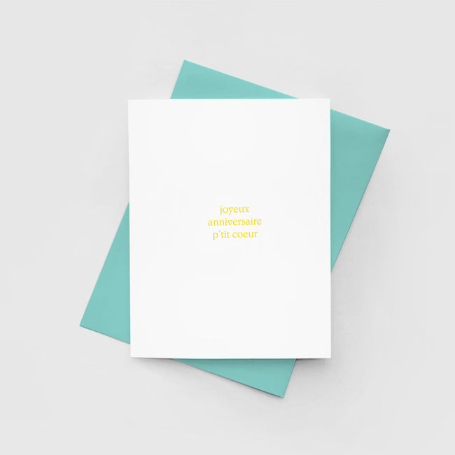 Greeting card - P'tit coeur