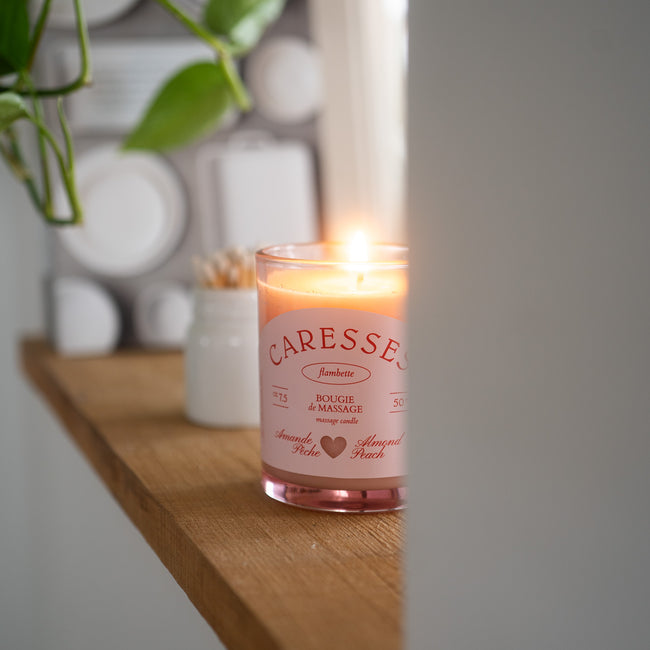 Bougie de massage - Caresses