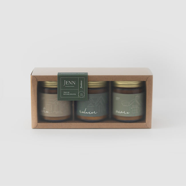 Trio de bougies - Jenn