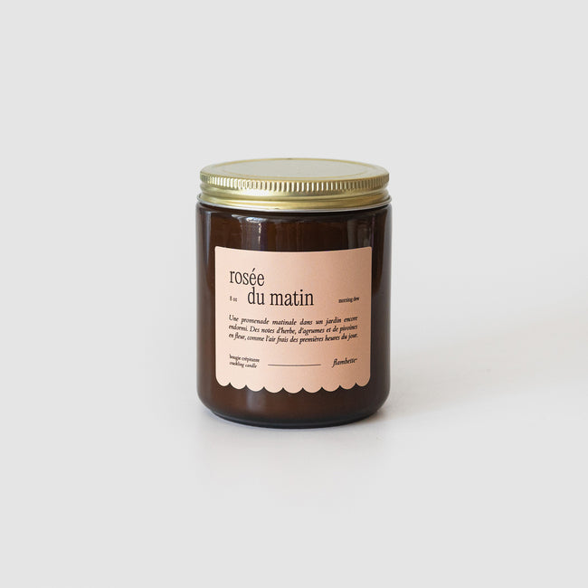 Bougie rosée du matin