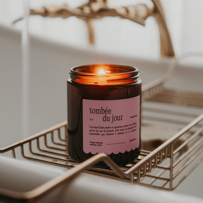 Bougie tombée du jour