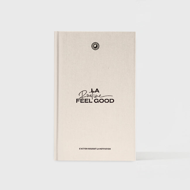 livre de couleur beige la routine feel good