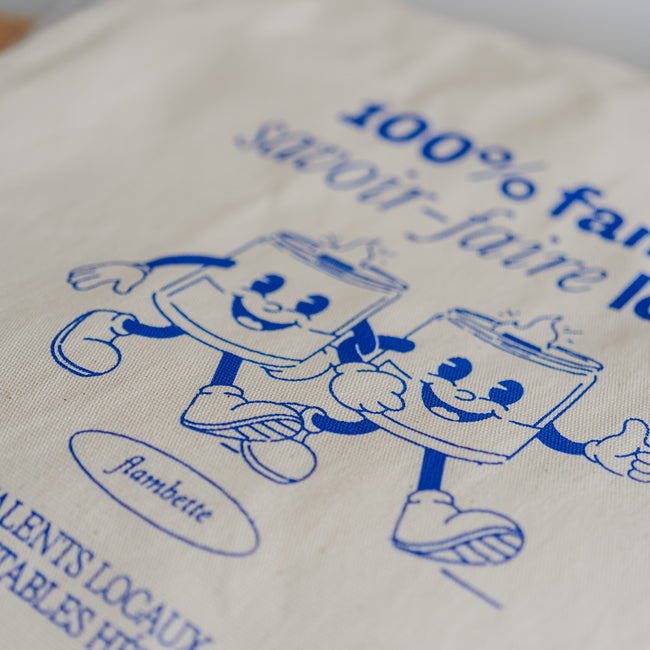 100% Local Reusable tote bag