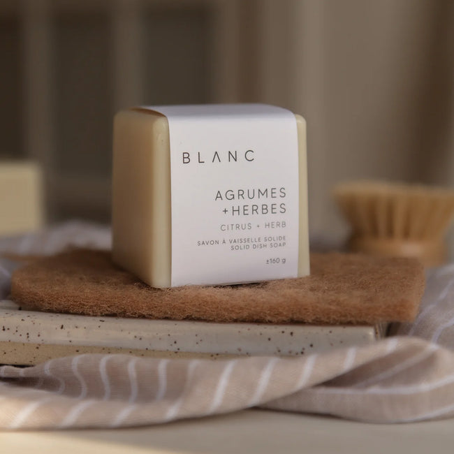 Savon à vaisselle solide - Agrumes + Herbes
