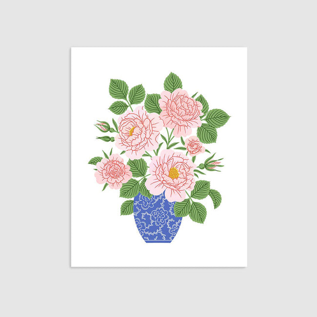 Poster - Garden Blooms Vase