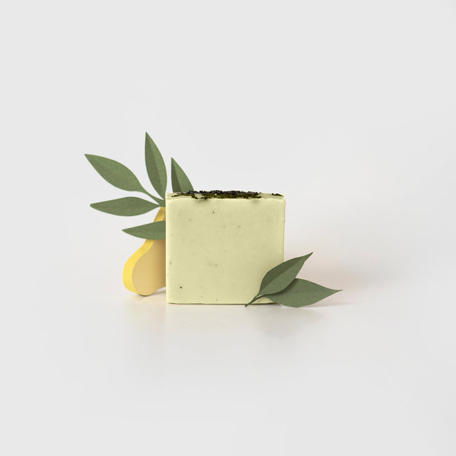 barre de savon parfumé pour le corps poire thé vert